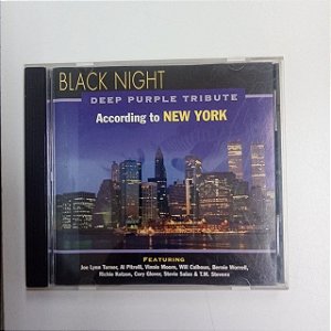 Cd Black Night - Deep Purple Tribute Interprete T.m. Stevens e Outros (1997) [usado]