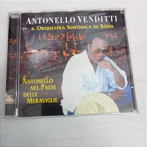 Cd Antonello Venditti e Orquestgra Sinfonica de Sofia Interprete Antonello Venditti e Orquestra Sinfonica de Sófia (1997) [usado]