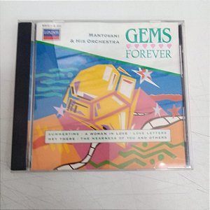 Cd Gems Forever Interprete Mantovani e Orquestra (1989) [usado]