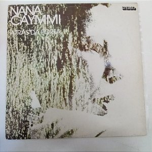 Disco de Vinil Nana Caymmi - Atras da Porta Interprete Nana Caymmi [usado]