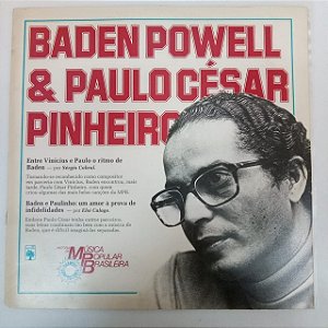 Disco de Vinil Baden Powell e Paulo César Pinheiro Interprete Baden Powell e Paulo César Pinheiro (1983) [usado]