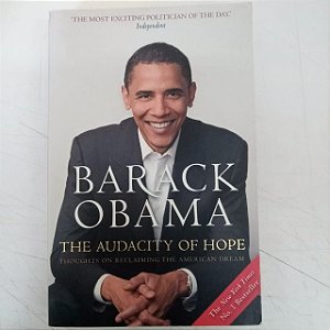 Livro Barack Obama - The Audacity Of Hope Autor Sunday Times (2006) [usado]