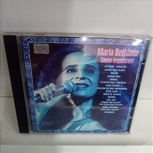 Cd Maria Bethania - Sonho Impossivel Interprete Maria Bethania (1997) [usado]