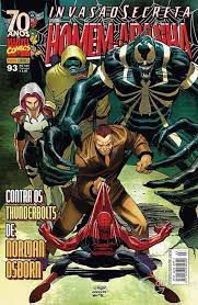 Gibi Homem-aranha Nº 93 - Invasão Secreta Autor contra os Thunderbolts de Norman Osborn (2009) [usado]