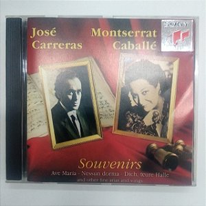 Cd José Carreras /montserrat Caballé - Souvenirs Interprete José Carreras ; Mont Serat Caballé [usado]