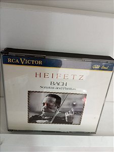 Cd Heifetz - Bach Sonatas e Partituras Interprete Heifetz (1988) [usado]