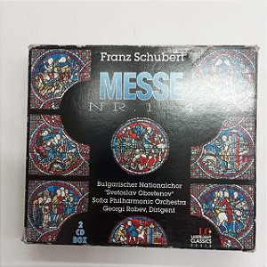 Cd Messe N.r. 1-4 / Franz Shubert Box com Dois Cds Interprete Sofia Philharmonic Orchestra (1995) [usado]
