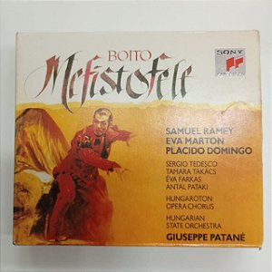 Cd Boito - Mefistofele Box com Dois Cds Interprete Samuel Ramey , Eva Marton , Placido Domingo e Outros (1990) [usado]
