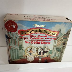 Cd Mozart - Le Nozze Di Figaro Box com Tres Cds Interprete Symphonie Orchester And Chor Des Bayerischen Rundfuinks (1991) [usado]