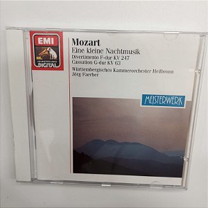 Cd Mozart - Eine Kleine Natchtmusick Interprete Eine Kleine Natchmusik (1998) [usado]