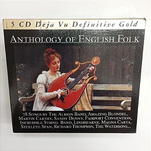 Cd Anthology Of English Folk - Box com Cinco Cds Interprete Varios (2006) [usado]