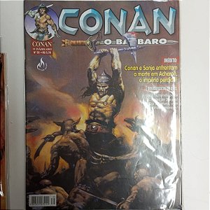 Gibi Conan Nº 35 - Conan o Barbaro Autor Conan e Sonja Enfrentam a Morte em Acheron , o Imperio Perdido [usado]