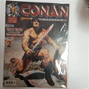 Gibi Conan Nº 24 - Conan o Barbaro Autor Conan Traido e Atacado Pelos Companheiros Livres [usado]