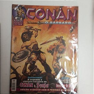 Gibi Conan Nº 21 - Conan o Barbaro Autor Sensacional ; o Segundo e Clássico Encontro de Conan e Sonja [usado]
