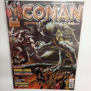 Gibi Conan Nº 22 - Conan o Barbaro Autor Conan e Sonja Aprisionados na Temerosa Torre de Sangue [usado]