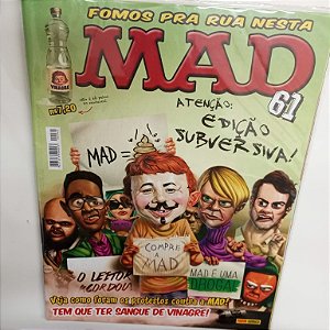 Gibi Mad Nº 61 Autor Veja Como Foram os Processos contra a Mad [usado]