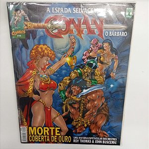 Gibi Conan Nº 194 - a Espada Selvagem de Conan Autor Comics 194 (2001) [usado]
