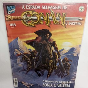 Gibi Conan Nº 188 - a Espada Selvagem de Conan Autor Marvel 188 [usado]