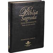 Livro Bíblia Sagrada - Letra Extragigante (edição com Letras Vermelhas) Autor Almeida, João Ferreira de (2009) [usado]