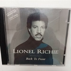 Cd Lionel Richie - Back To Front Interprete Lioinel Richie (1992) [usado]