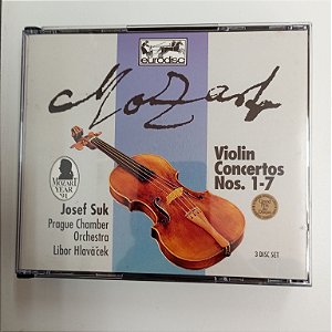 Cd Mozart - Violin Concertos /box com Tres Cds Interprete Josef Suk And Prague Chamber Orchestra [usado]