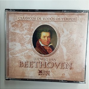 Cd Beethoven - Clásssicos de Todos os Tempos/ Box com Tres Cds Interprete Sinfonia do Destino e Outras (1991) [usado]