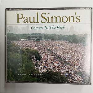 Cd Paul Simon´s - Concert In The Park /box com Dois Cds Interprete Paul Simon´s (1991) [usado]
