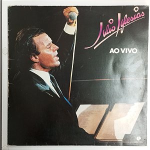 Disco de Vinil Julio Iglesias ao Vivo - Album com Dois Discos Interprete Julio Iglesias (1984) [usado]