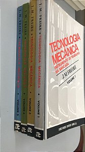 Livro Tecnologia Mecânica: Volumes 1,2,3,4 e 5 Autor Freire, J.m. (1975) [usado]