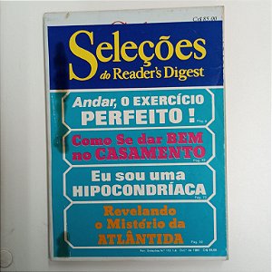 Revista Revista Reader´s Digest Seleções Outubro de 80 Autor Revista Seleções (1980) [usado]