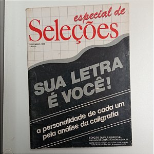Revista Revista Especial de Seleções Dezembro 86 Autor Revista Seleções (1986) [usado]