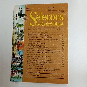 Revista Revista Reader´s Digest Seleções Outubro 1971 Autor Revista Seleções (1971) [usado]