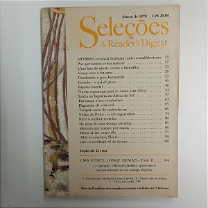 Revista Revista Reader´s Digest Seleções Março 78 Autor Revista Seleções (1978) [usado]
