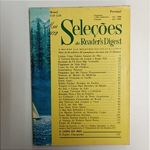 Revista Revista Reader´s Digest Seleções Maio 72 Autor Maio/72 Seleções (1972) [usado]
