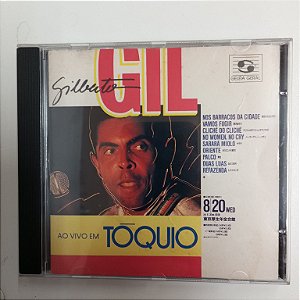 Cd Gilbero Gil ao Vivo em Tokio Interprete Gilberto Gil (1987) [usado]