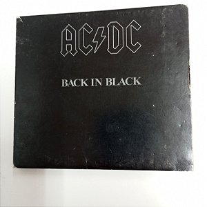 Cd Ac/dc - Black In Black Interprete Ac/dc (1980) [usado]
