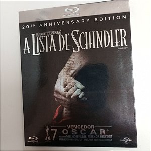 Dvd a Lista de Schindler - Vencedor de 07 Oscar Blu-ray Disc Editora Steven Spielberg [usado]