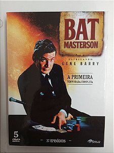 Dvd Bat Masterson - a Primeira Temporada Completa com 5 Discos 37 Episódios Editora Eddie Davis [usado]