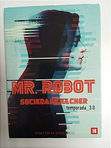 Dvd Mr. Robot - Sociedade de Hacher /tempórada 3.0 Box com Tres Dvds Editora [usado]