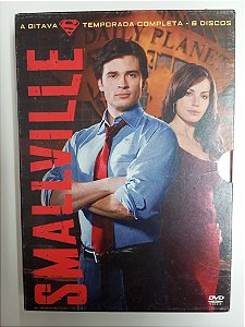 Dvd Smallville - a Oitava Temporada Completa 06 Discos Editora Jerry Seigel [usado]