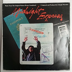 Disco de Vinil Midnight Express - Trilha Sonora Original Interprete Billy Hayes (1979) [usado]