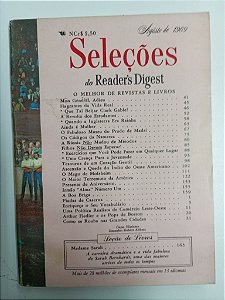 Revista Revsita Reader´s Digest Seleções Agosto 69 Autor Agosto 1969 Seleções (1969) [usado]