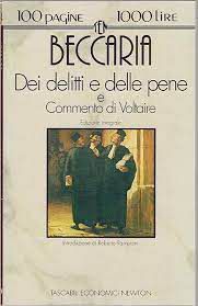 Livro Dei Delitti e Delle Pene e Commento Di Voltaire Autor Beccaria (1994) [usado]