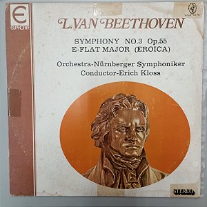 Disco de Vinil L. Van Beethoven Symphony Nº 3 Op. 55 Interprete Orchestra - Nürnberger Symphoniker (1982) [usado]