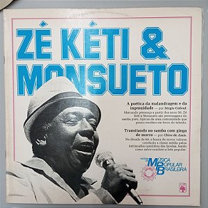Disco de Vinil ´ze Keti e Monsueto Interprete Zé Keti e Monsueto (1982) [usado]