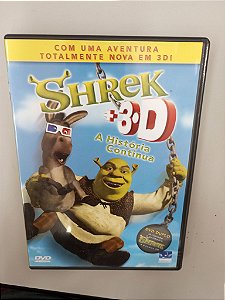 Dvd Sherek - a Historia Continua +3d Box com Dois Ndvds Editora Andrew Adamson [usado]