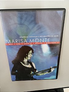 Dvd Marisa Monte - Memorias , Cronicas e Declarações Editora Emi [usado]
