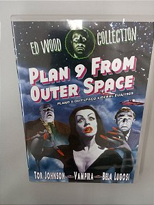 Dvd Plan 9 do Espaço Sideral Eua/1959 Editora Edward D. Wood ,jr. [usado]