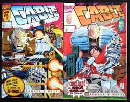 Gibi Cable: Sangue e Metal - Mini-série Completa 2 Edições Autor Sangue e Metal - Mini-série Completa 2 Edições (1996) [usado]