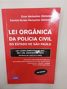 Livro Lei Organica da Pólicia Civil Autor Giemnes, Eron Veríssimo (2022) [usado]